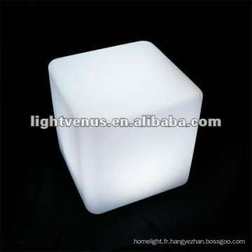 30cm boîte de nuit en plein air décoration de fête chaise d&#39;éclairage 3D led cube tabouret